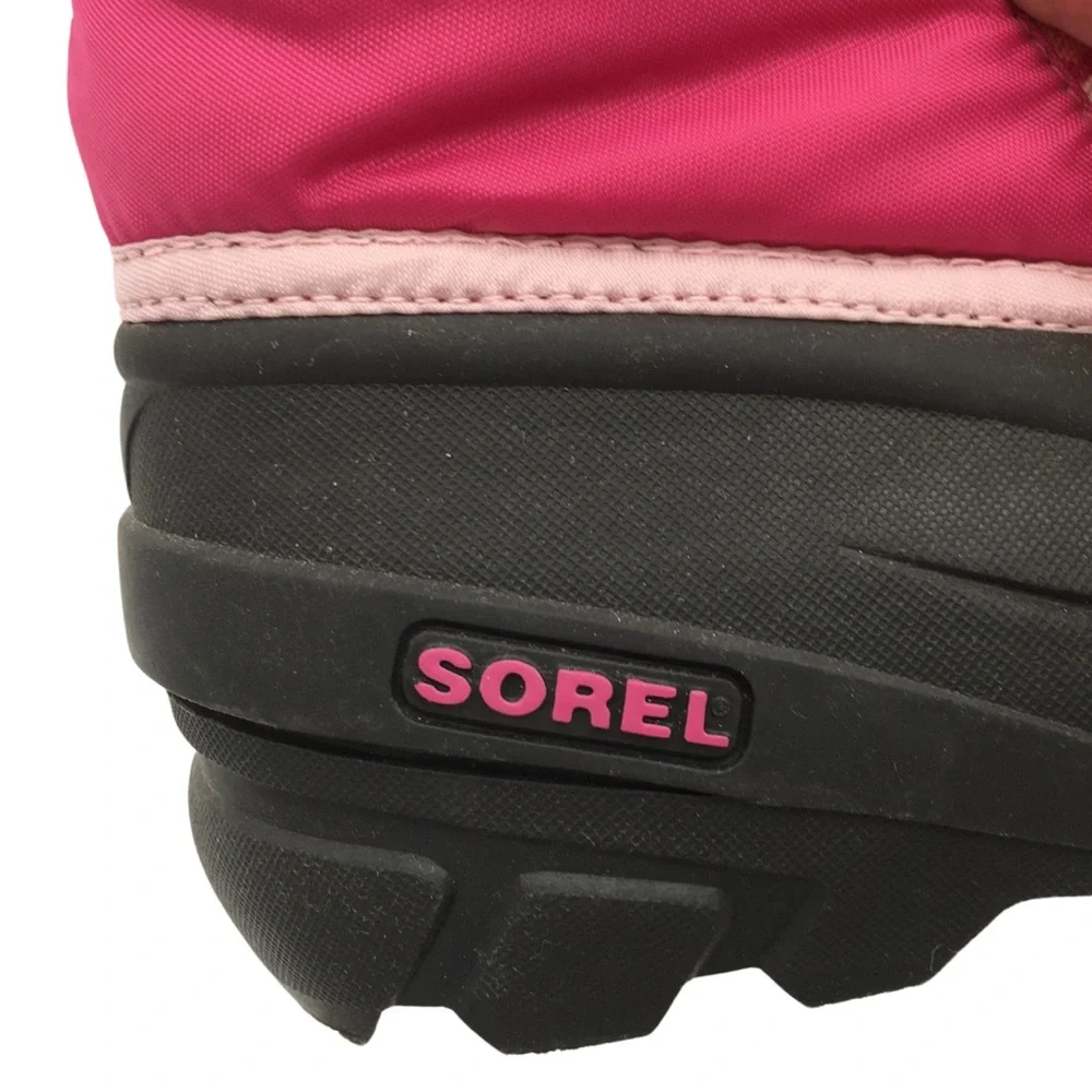 Sorel Cub Pink Winter Snow Moisture Wicking Boots size 6